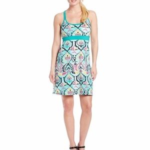 Soybu Henna Tahiti Racerback Dress Women X Small Vacation Travel Summer